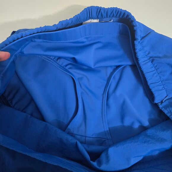 Lands' End Beach Living Swim Mini Skirt Bottoms Size 18 Cosmic Blue - Picture 7 of 15